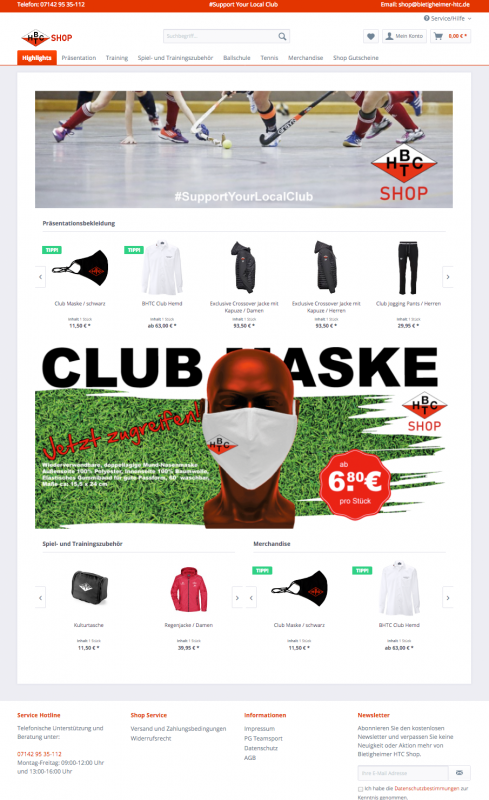 1. Mannschaft Fanshirt Elves / Gelb